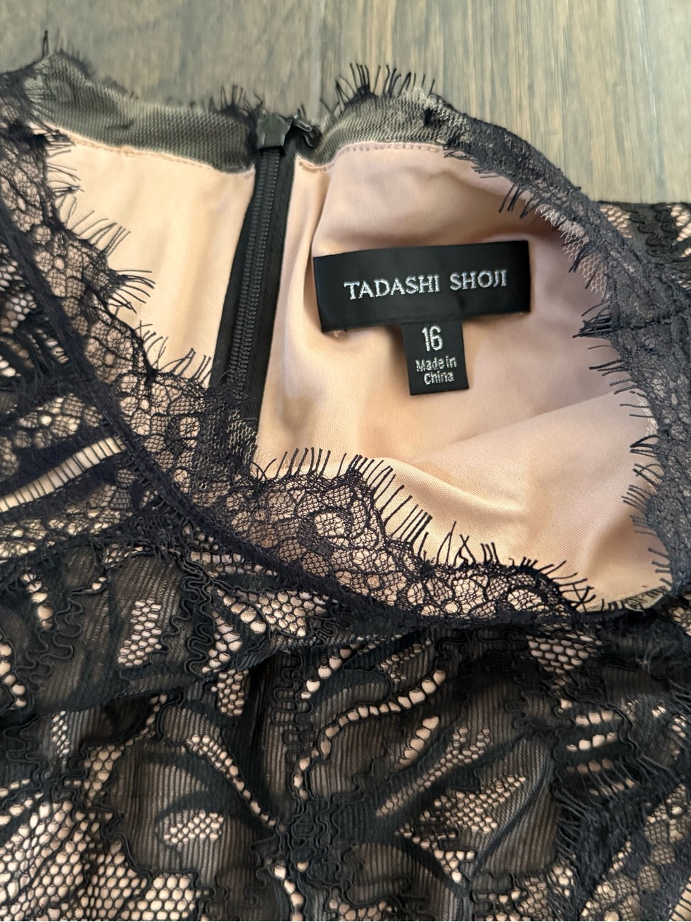 Tadashi Shoji Lace A-Line Gown - Picture 9 of 9